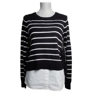 SMALL BLACK TAPE Mono Two Knit Tunic Sweater NWT